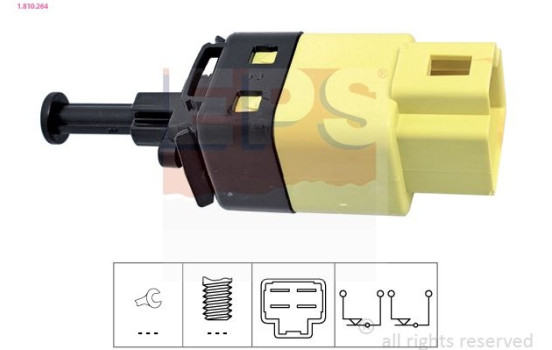 Brake light switch 1.810.264 EPS Facet