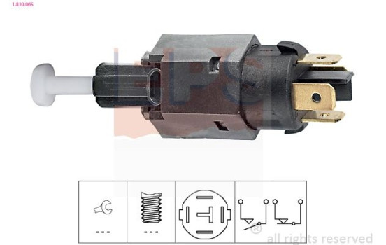 Brake Light Switch Made in Italy - OE Equivalent 1.810.065 EPS Facet