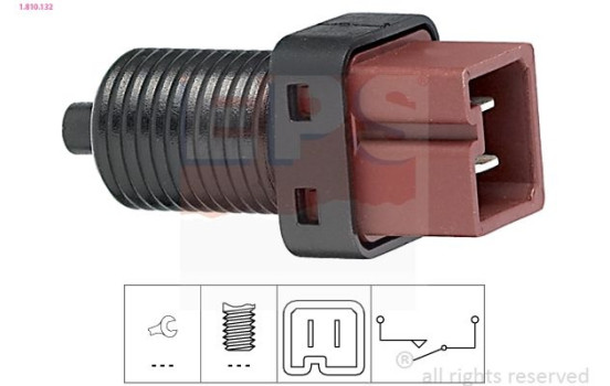 Brake Light Switch Made in Italy - OE Equivalent 1.810.132 EPS Facet