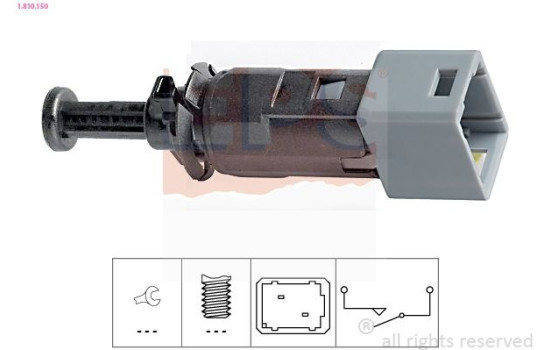 Brake Light Switch Made in Italy - OE Equivalent 1.810.150 EPS Facet