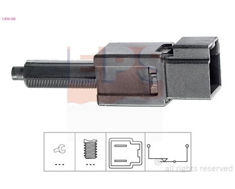 Brake Light Switch Made in Italy - OE Equivalent 1.810.165 EPS Facet