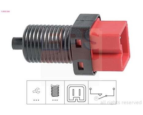 Brake Light Switch Made in Italy - OE Equivalent 1.810.184 EPS Facet