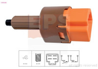 Brake Light Switch Made in Italy - OE Equivalent 1.810.282 EPS Facet