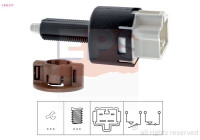 Brake Light Switch Made in Italy - OE Equivalent 1810177 EPS Facet