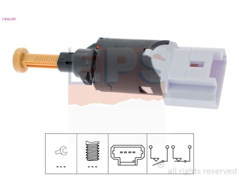 Brake Light Switch Made in Italy - OE Equivalent 1810197 EPS Facet