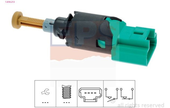 Brake Light Switch Made in Italy - OE Equivalent 1810213 EPS Facet