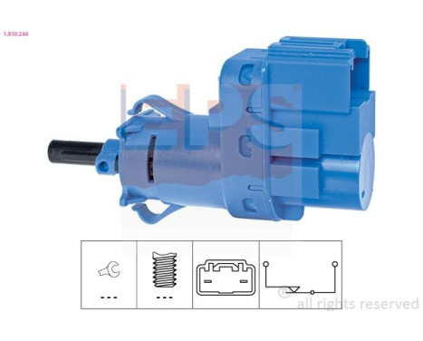 Brake Light Switch Made in Italy - OE Equivalent 1810244 EPS Facet