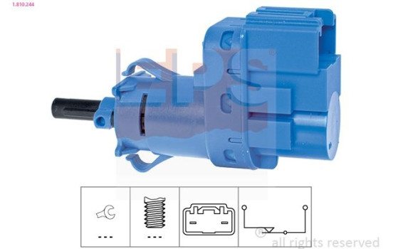 Brake Light Switch Made in Italy - OE Equivalent 1810244 EPS Facet