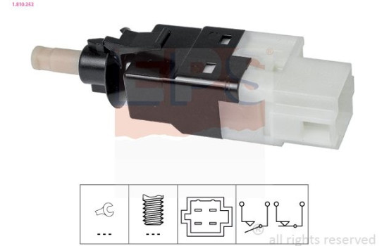 Brake Light Switch Made in Italy - OE Equivalent 1810252 EPS Facet