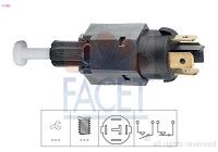 Brake Light Switch Made in Italy - OE Equivalent 7.1065 Facet