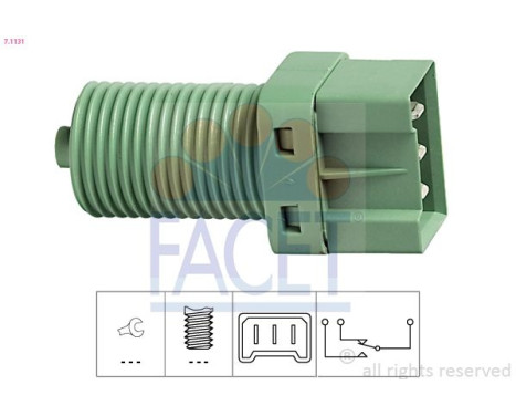 Brake Light Switch Made in Italy - OE Equivalent 7.1131 Facet