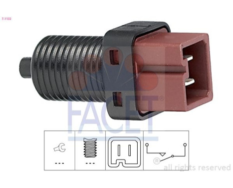 Brake Light Switch Made in Italy - OE Equivalent 7.1132 Facet