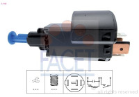 Brake Light Switch Made in Italy - OE Equivalent 7.1181 Facet
