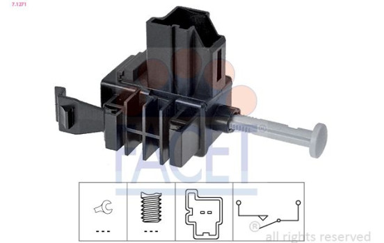 Switch, clutch control (cruise control) Made in Italy - OE Equivalent