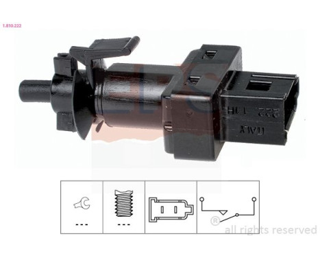 Brake Light Switch Made in Italy - OE Equivalent 1810222 EPS Facet