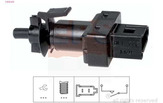 Brake Light Switch Made in Italy - OE Equivalent 1810222 EPS Facet