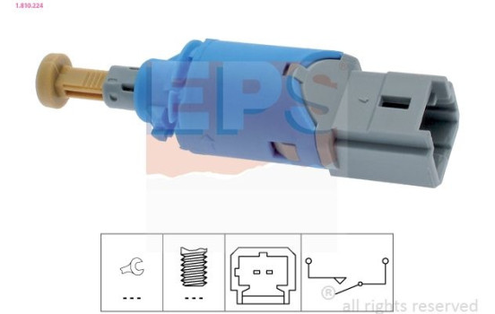 Brake Light Switch Made in Italy - OE Equivalent 1810224 EPS Facet