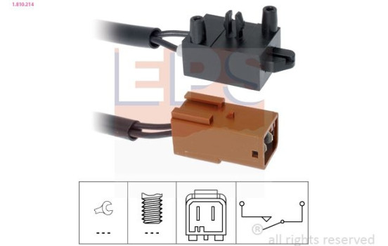 Switch, clutch control (cruise control) Made in Italy - OE Equivalent 1810214 EPS Facet