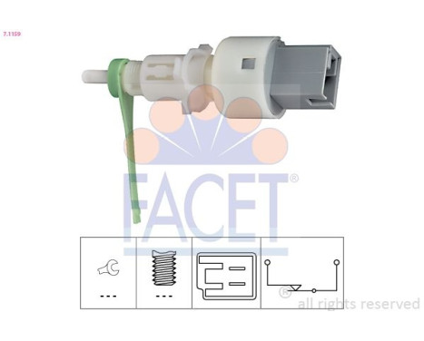 Switch, clutch control (cruise control) Made in Italy - OE Equivalent