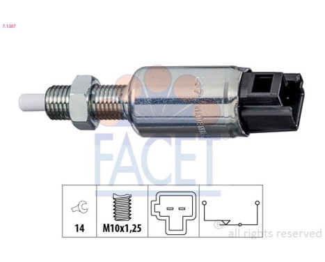 Switch, clutch control (cruise control) Made in Italy - OE Equivalent