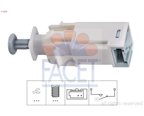Switch, clutch control (cruise control) Made in Italy - OE Equivalent