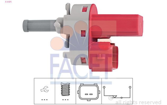 Switch, clutch control (cruise control) Made in Italy - OE Equivalent