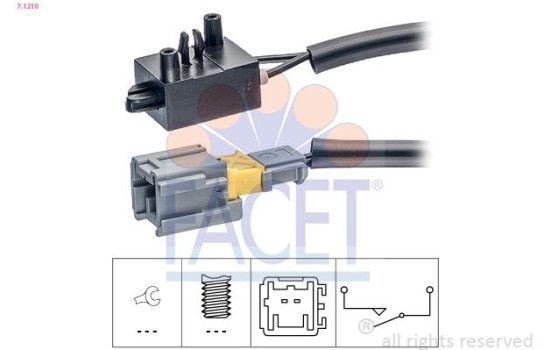 Switch, clutch control (cruise control) Made in Italy - OE Equivalent