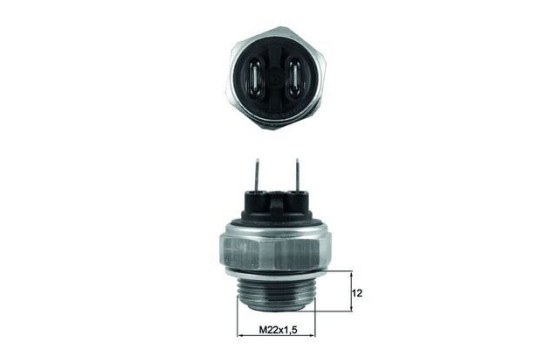 Temperature switch, radiator fan, Image 2