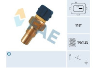 Temperature switch, refrigerant warning lamp
