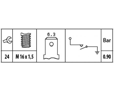 Oil Pressure Switch, Image 2