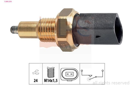 Switch, reverse light Made in Italy - OE Equivalent 1.860.256 EPS Facet