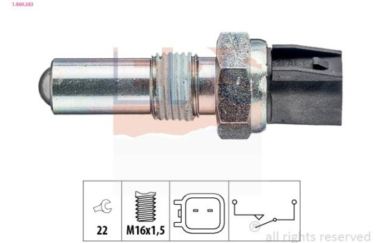 Switch, reverse light Made in Italy - OE Equivalent 1860283 EPS Facet