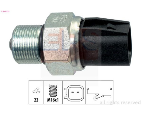 Switch, reverse light Made in Italy - OE Equivalent 1860321 EPS Facet