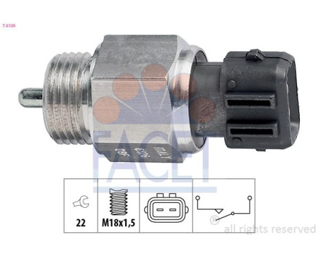 Switch, reverse light Made in Italy - OE Equivalent