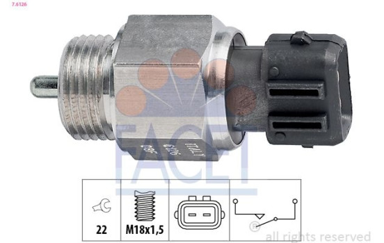 Switch, reverse light Made in Italy - OE Equivalent