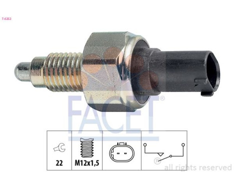 Switch, reverse light Made in Italy - OE Equivalent