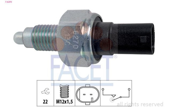 Switch, reverse light Made in Italy - OE Equivalent