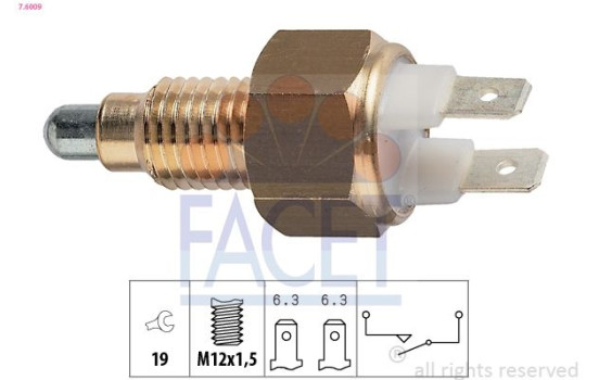 Switch, reverse light Made in Italy - OE Equivalent