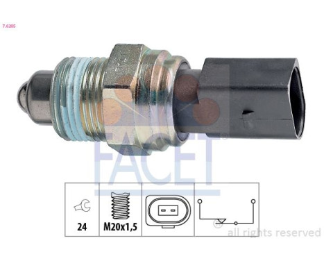 Switch, reverse light Made in Italy - OE Equivalent