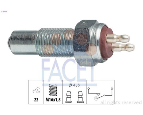 Switch, reverse light Made in Italy - OE Equivalent