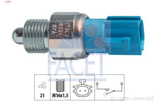 Switch, reverse light Made in Italy - OE Equivalent