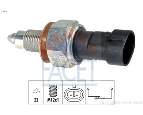 Switch, reverse light Made in Italy - OE Equivalent
