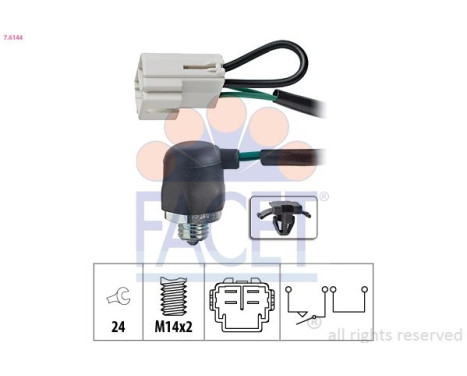 Switch, reverse light Made in Italy - OE Equivalent