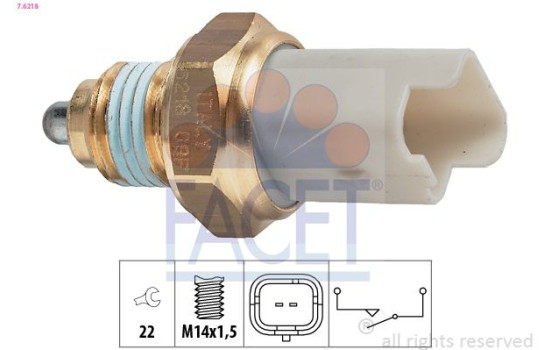 Switch, reverse light Made in Italy - OE Equivalent