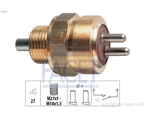 Switch, reverse light Made in Italy - OE Equivalent