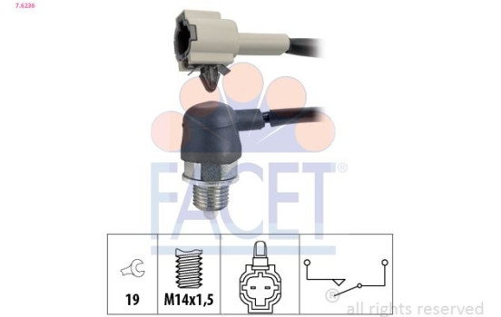 Switch, reverse light Made in Italy - OE Equivalent