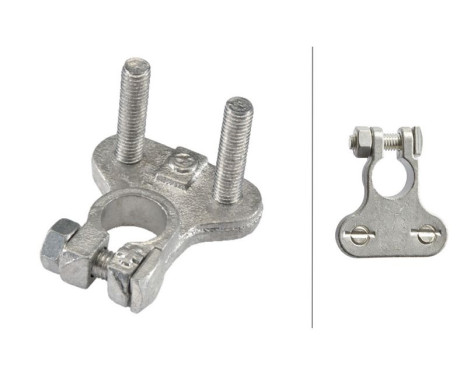 Battery/battery terminal clamp