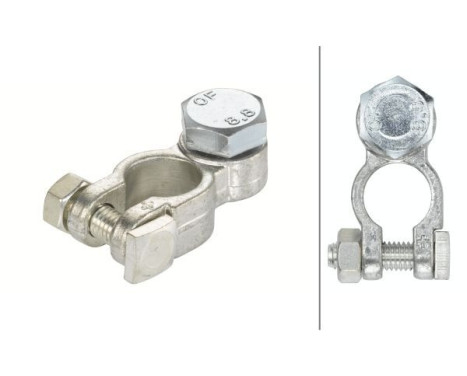 Battery/battery terminal clamp