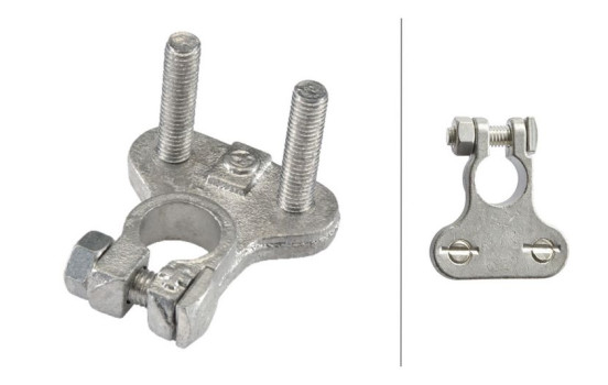 Battery/battery terminal clamp