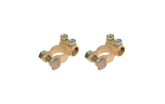 Battery pole clamps set (+) and (-) 35-50mm